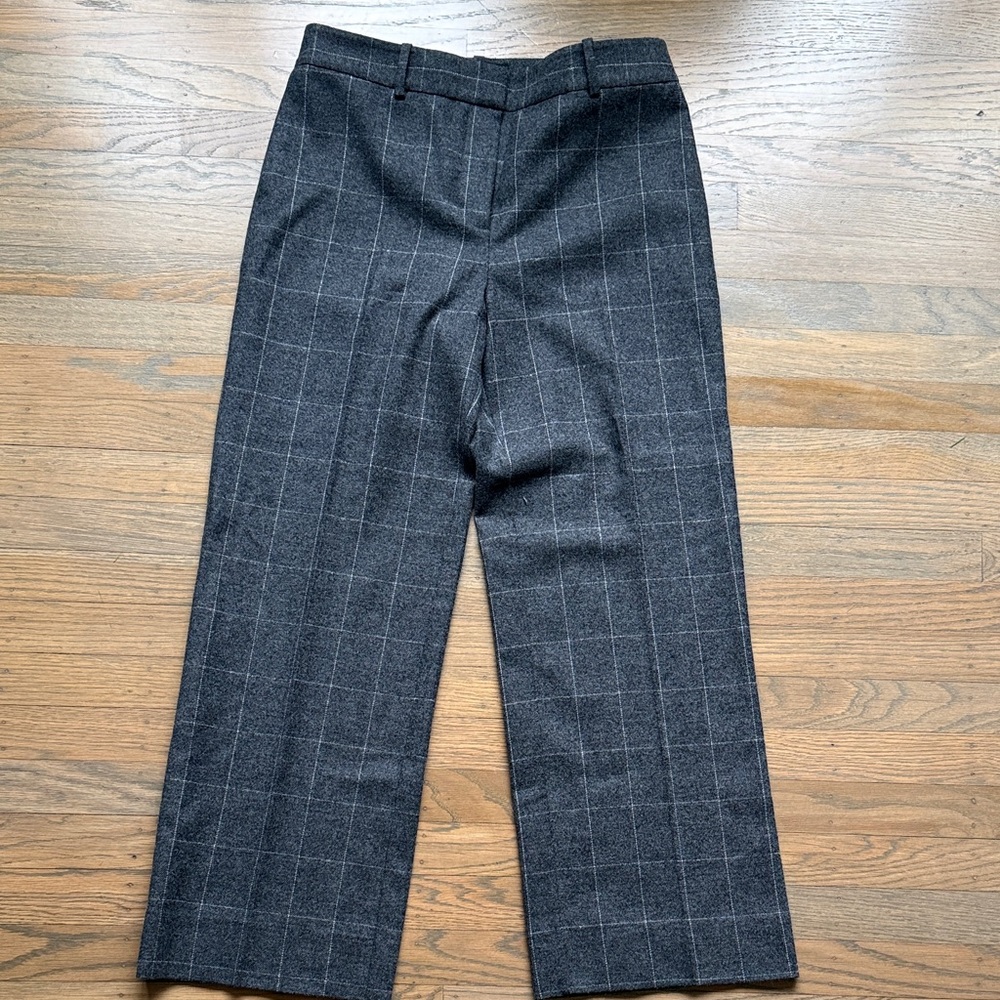 Equipment Plaid Wide Leg Pants Size 6